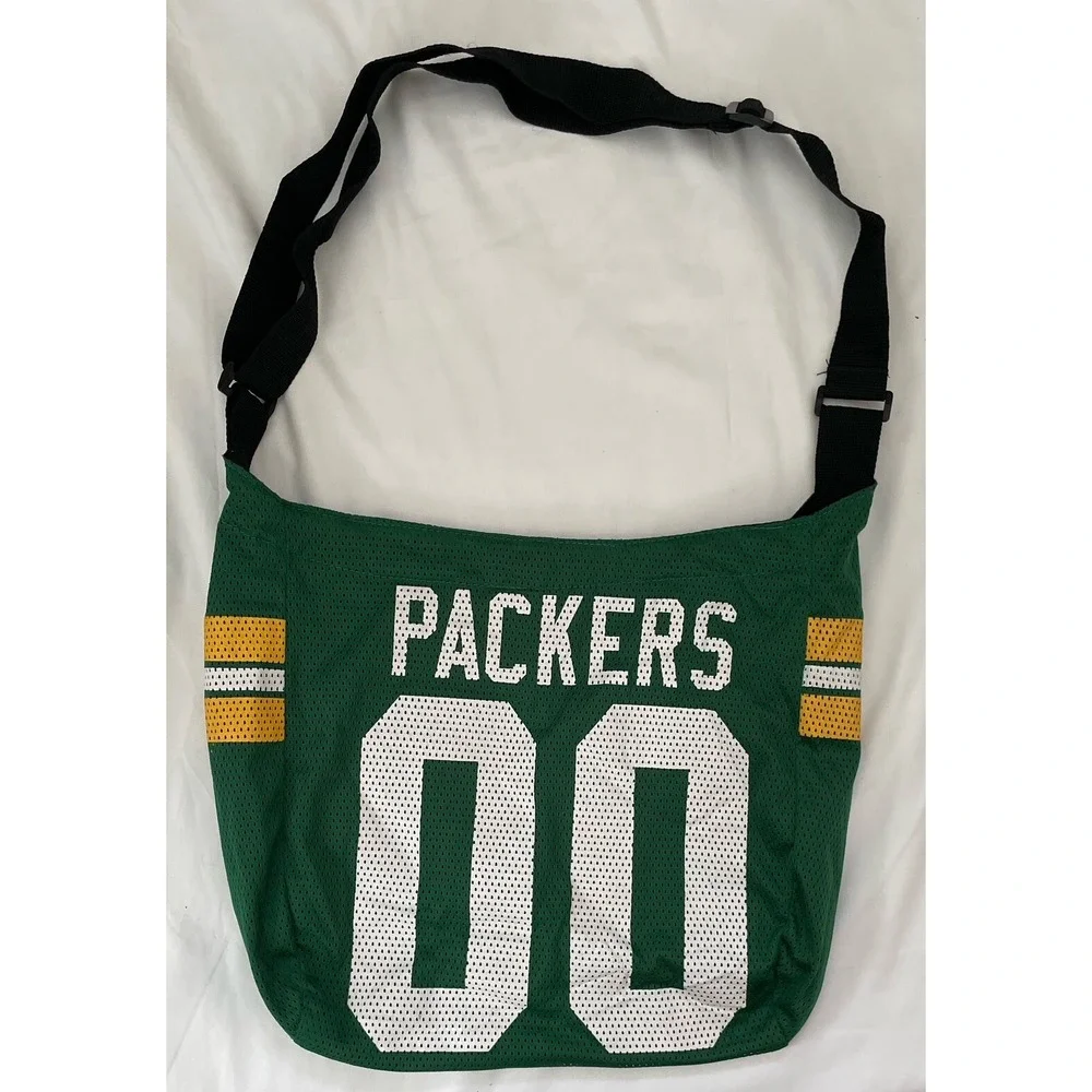 Green Bay Packers Bag  Satchell NFL Football‎ Jersey Womens Ladies W/ Strap